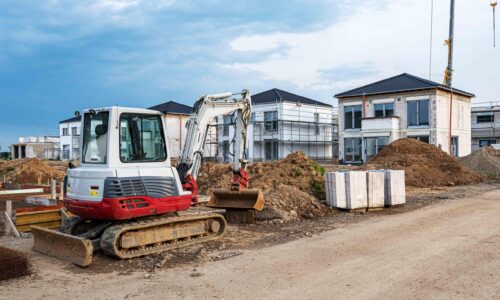 Effizienter Neubau: Rund um die Baustelle und den Traumgarten