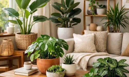 Grünes Wohnen: So integrieren Sie Pflanzen stilvoll in Ihr Zuhause