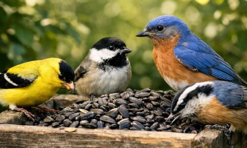 Warum Sonnenblumenkerne gut für Vögel sind: Vogelfütterung Tipps